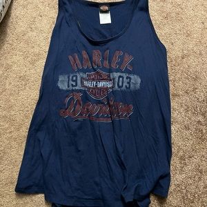 Womens Harley Davidson racer back tank